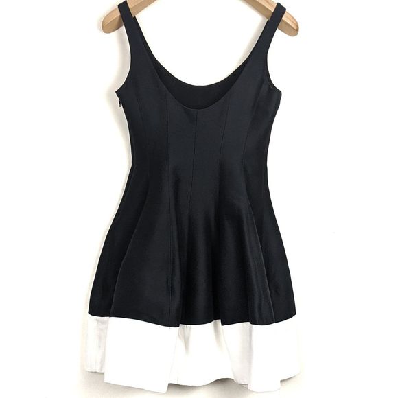 Halston Heritage Silk Faille Tulip Skirt Dress - Picture 3 of 5